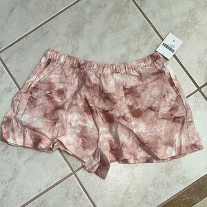 Forever 21 Pink Tie-Dye Athletic Shorts